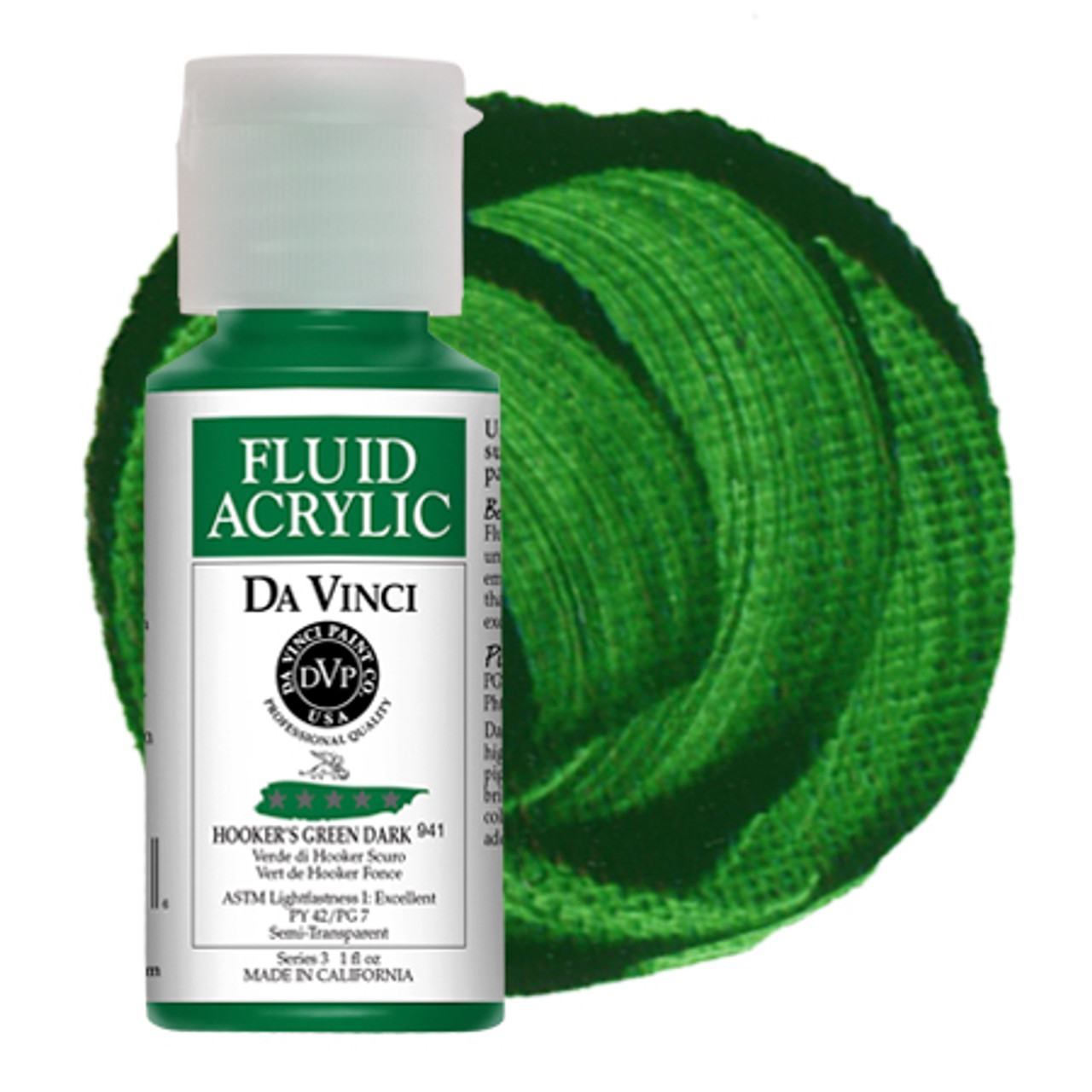 Hooker's Green Dark (1oz Fluid Acrylic)